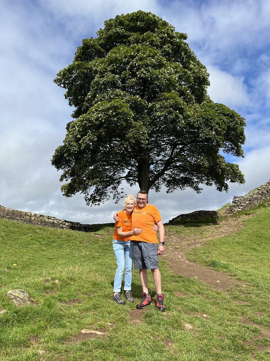 Visiting the sycamore gap and enjoying a stroll along Hadrian’s Wall.  Beautiful spot and a must see for anyone with a love of history (and Kevin Costner). <a href="/MyelomaUK/">Myeloma UK</a> #MakeMyelomaHistory <a href="/byrchall/">Byrchall High School</a>