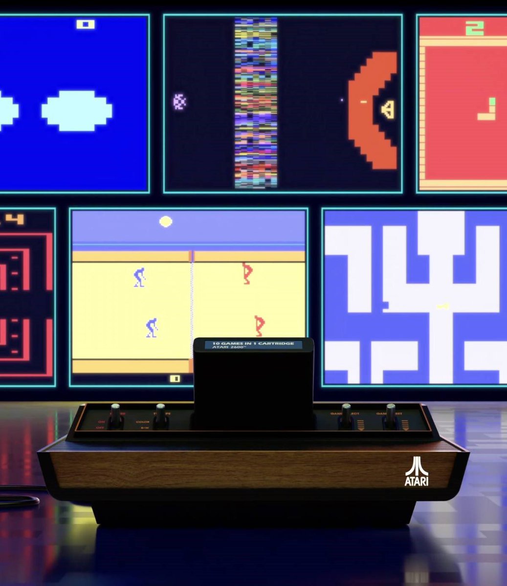 InsertCoinNews's tweet photo. Only $129! "Enjoy your favorite Atari 2600 and 7800 games on one system! Not only does the Atari 2600+ pull double cartridge duty, it also features HDMI and widescreen mode for easy connectivity to modern TVs." https://t.co/JuvmsAjw9w https://t.co/2Hb1AIaT4V