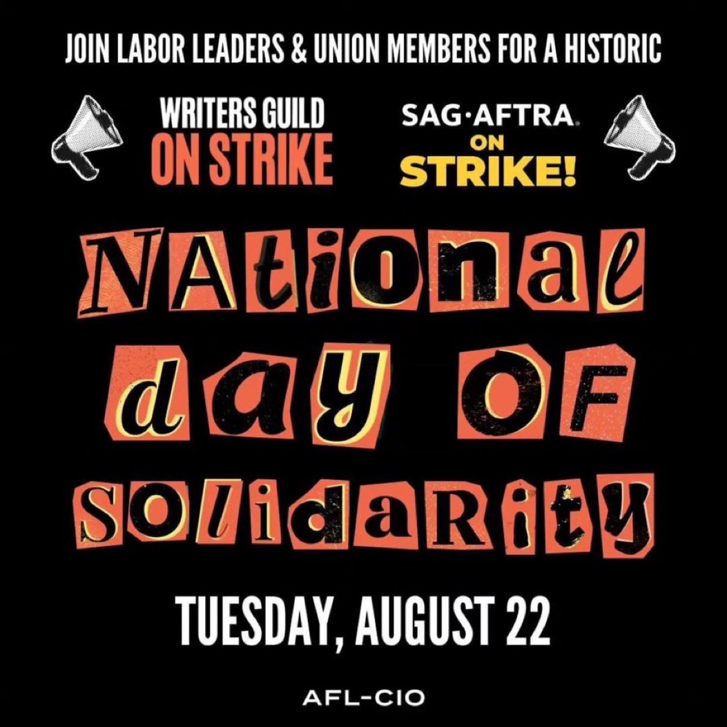 Netflix CEOs: $51M & $50M Nexstar CEO: $39M Warner Bros. Discovery CEO: $39M Comcast CEO: $32M Paramount CEO: $32M Walt Disney CEO : $24M AMC: $24M Fox Corp CEO : $22M They can afford to pay people more. Solidarity with the writers and actors on strike for better wages ✊🏾