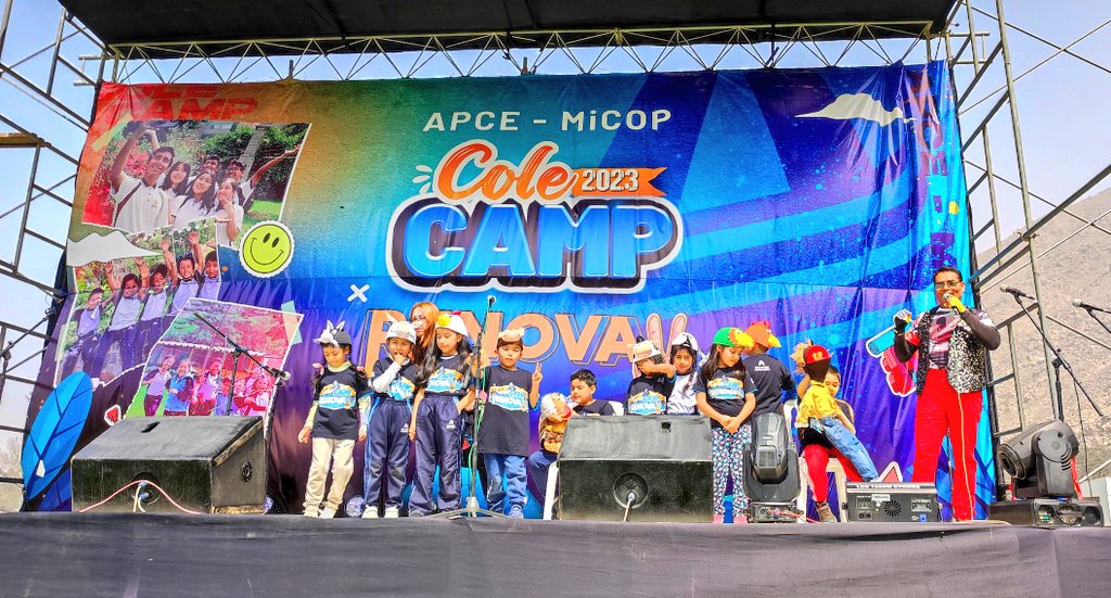 🔰Iniciamos con alegría las actividades del 2️⃣do día del #Colecamp2023 ,con especiales culturales, seminario de disciplina positiva y el show de Betito☺️. Somos ¡Renovados por Dios! 🙌🏻