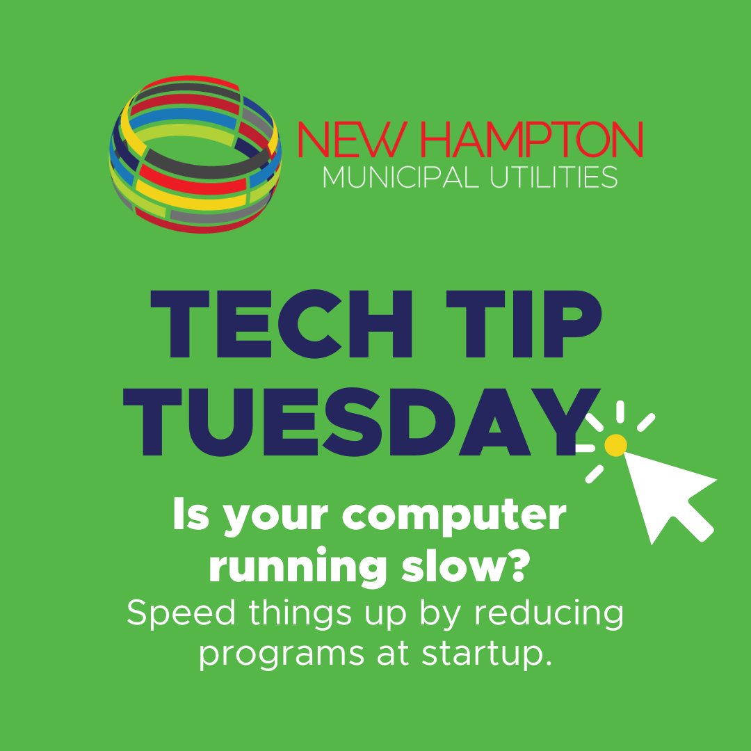 It can be easy to overlook how many programs your PC has running at startup. If your computer has been slow to boot, find Task Manager and select the Startup tab. From there, you can choose to disable programs you don’t need running when you start your computer.
