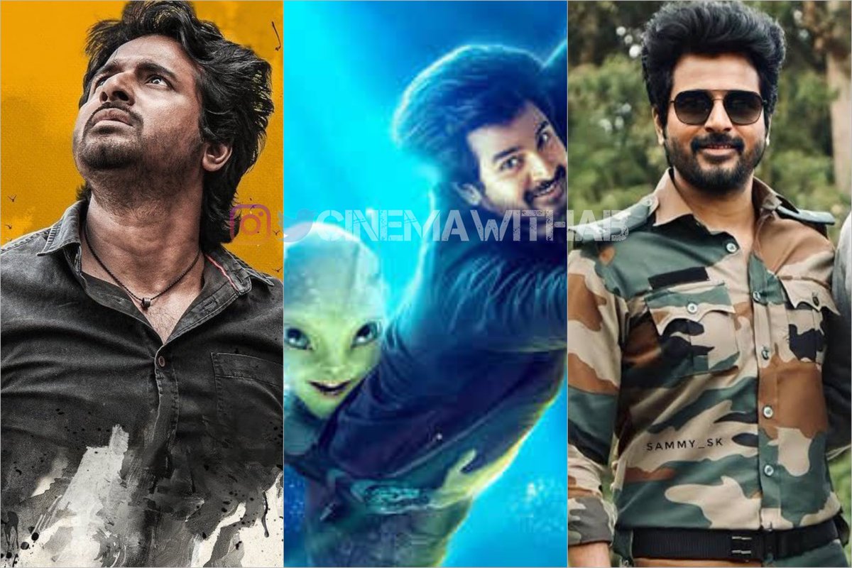 #Sivakarthikeyan coming out of his comfort genre and continuously exploring experimental movies back to back👌💥 #Maaveeran - Unique Fantacy concept #Ayalaan - Sci-Fi Alien #SK21 - War film set on the backdrop of Kashmir All these concepts are new to Kollywood which has been