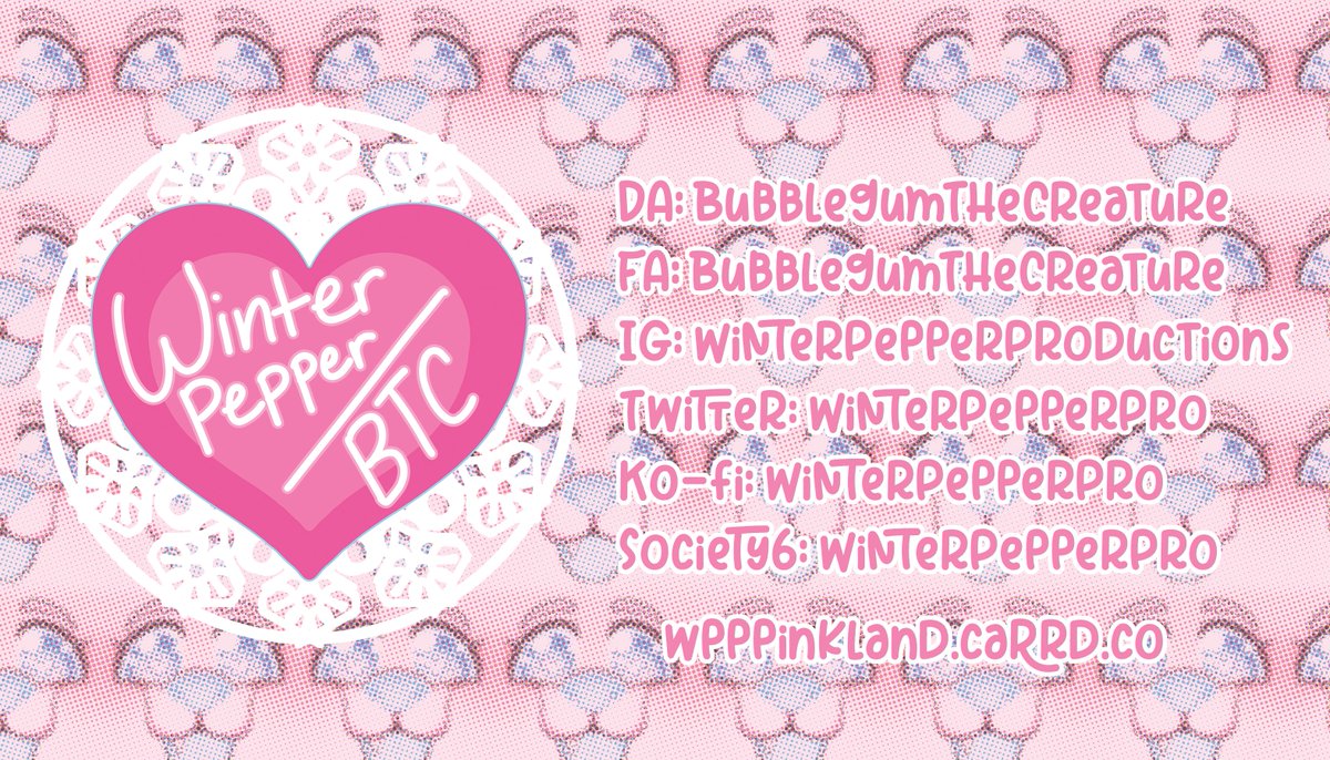 WinterPepperPro's tweet photo. Wanna be a Pinkland citizen? Follow any of my socials! I’m most active on DA and FA ⋆ ˚｡⋆୨♡୧⋆ ˚｡⋆
https://t.co/VaicsZJtMU
#furry #furries #fursona #artist #indieartist #furryfandom #furryart #furrycommunity #furryartwork #pastel #pink #cute #kawaii https://t.co/u59PbkQ6RY