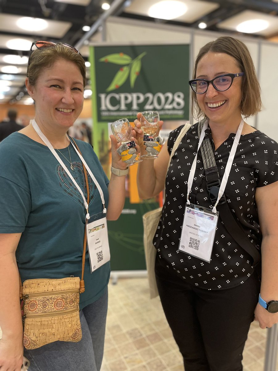 We are super excited about the next #ICPP2028 which will be held in Australia 🇦🇺. 

The #women in #forest #pathology gang will be back together but for now, only <a href="/IreneBarnes19/">Irene Barnes</a> and I are representing at #ICPP2023. 

<a href="/IUFROdivision7/">IUFRO Division 7 Forest Health</a>
