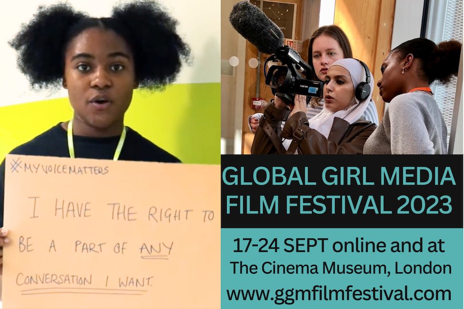 GlobalGirl Media UK (@ggmediauk) on Twitter photo Delighted to announce that tickets are now on sale for our first in-person GlobalGirl Media Film Festival, on 17 Sept at <a href="/CinemaMuseum/">The Cinema Museum</a>, and online 17-24 Sept! Come and be part of our community of rising young women filmmakers!📽️Tickets and programme at ggmfilmfestival.com Delighted to announce that tickets are now on sale for our first in-person GlobalGirl Media Film Festival, on 17 Sept at <a href="/CinemaMuseum/">The Cinema Museum</a>, and online 17-24 Sept! Come and be part of our community of rising young women filmmakers!📽️Tickets and programme at ggmfilmfestival.com