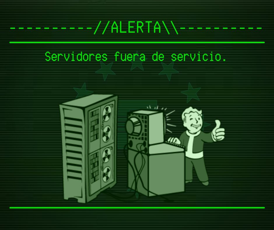 EscribaMontu's tweet photo. 🚨 La nueva temporada está por empezar y se están realizando la actualización del servidor para dar entrada a este nuevo tablero. De igual forma el evento de semana de la carne está a la vuelta de la esquina entre otras nuevas cosas.
#Fallout76 https://t.co/bwyYiZKnRq