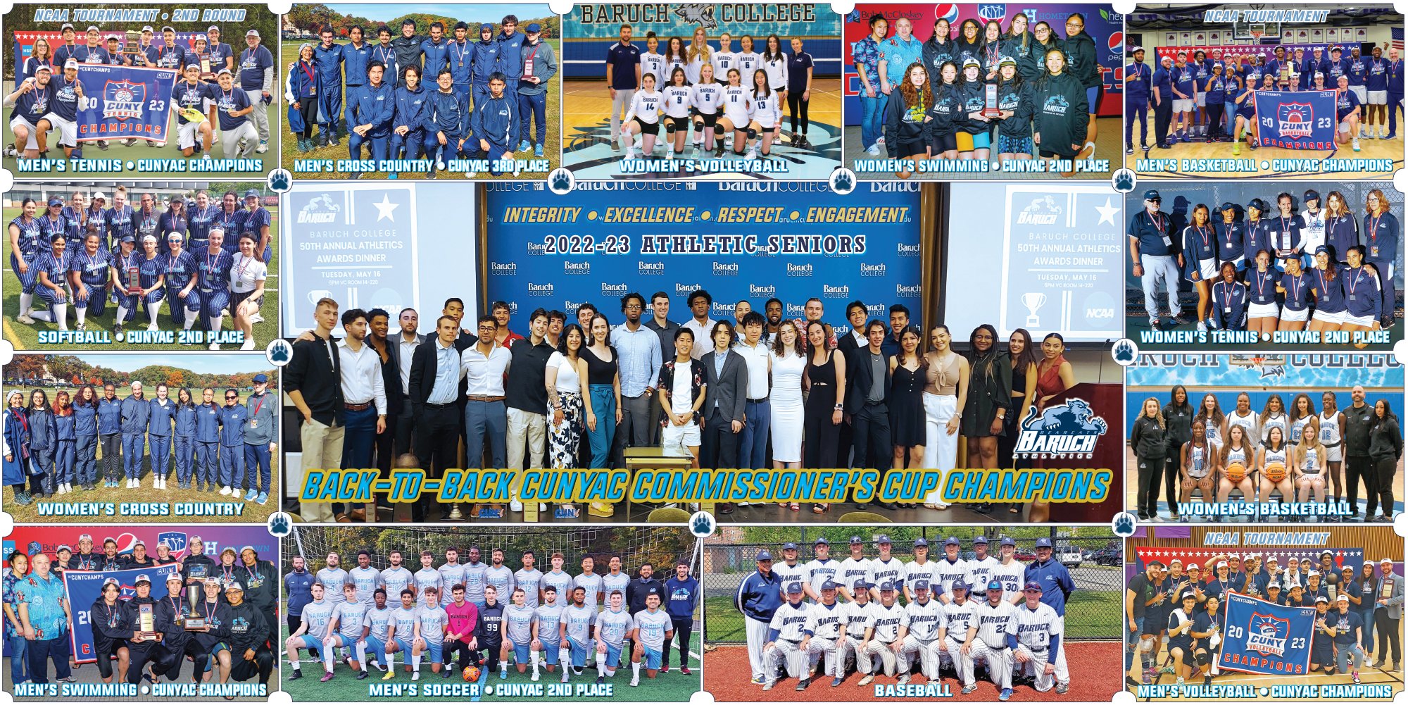 Athletics Unveils 2022-23 Championship Poster - Baruch College Athletics