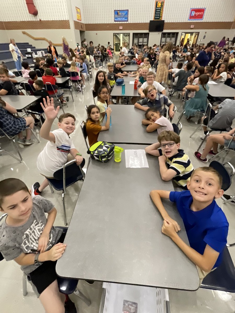 We are having a GREAT 1st day in 4th grade! So glad to be back! Made it to lunch &amp; recess!! 😎 <a href="/CVIS17350/">CVIS</a>