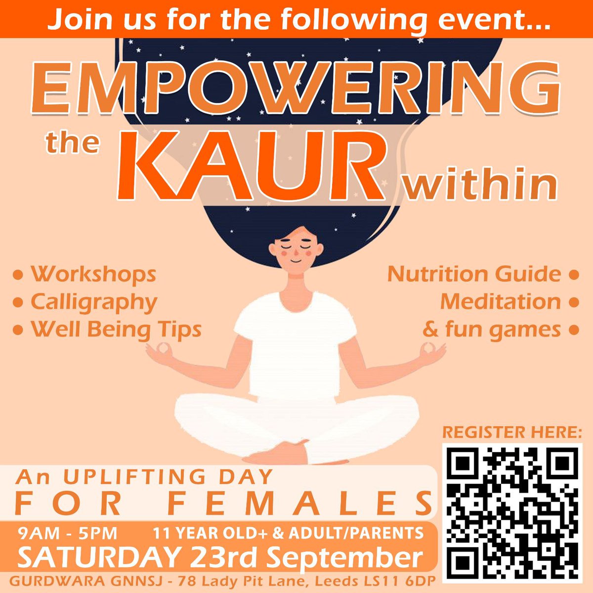 Unlock the power within you at the event for females – a day dedicated to uplifting women's positivity and nurturing holistic well-being. Join us for an unforgettable experience designed to rejuvenate your spirit, inspire your mind, and nourish your body. TheKaurWithin.eventbrite.co.uk