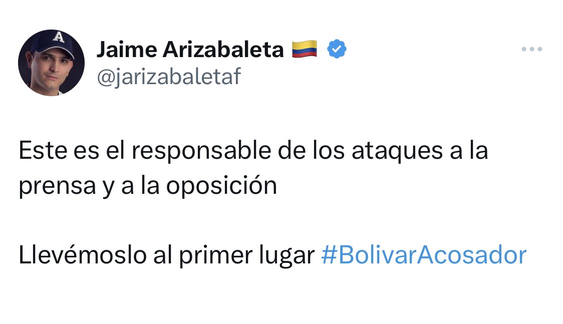 GustavoBolivar's tweet photo. ¿Saben cuál es la rabia de este Arizabaleta conmigo?
—Que no tengo un solo familiar narco.
—Que mi familia NO ha vivido de la corrupción.
—Que no tengo familiares corruptos. 
—Que me hice a pulso sin robar al Estado.
—Que he llegado más lejos en la política sin ser hijo ni sobrino de…
—Que nunca he vivido del Estado.
—Que no soy clientelista 
—Que nunca NUNCA he usado el poder para que mis amigos hagan negocios con el Estado.
—Que no tuve que retirar mi candidatura por no marcar en las encuestas.
—Que jamás hice un trino contra su candidatura porque nunca me ha merecido la más mínima atención, hasta hoy que me calumnia.
—Le puede la envidia y el odio porque su apellido está manchado de corrupción mientras el mío es más limpio que el agua de un Páramo.
—No lo denuncio por calumnia porque este Fiscal ha permitido que me calumnien y me amenacen a mí y a mis negocios sin que pase nada.
—Pero del control social no escapas: RT por favor 🙏