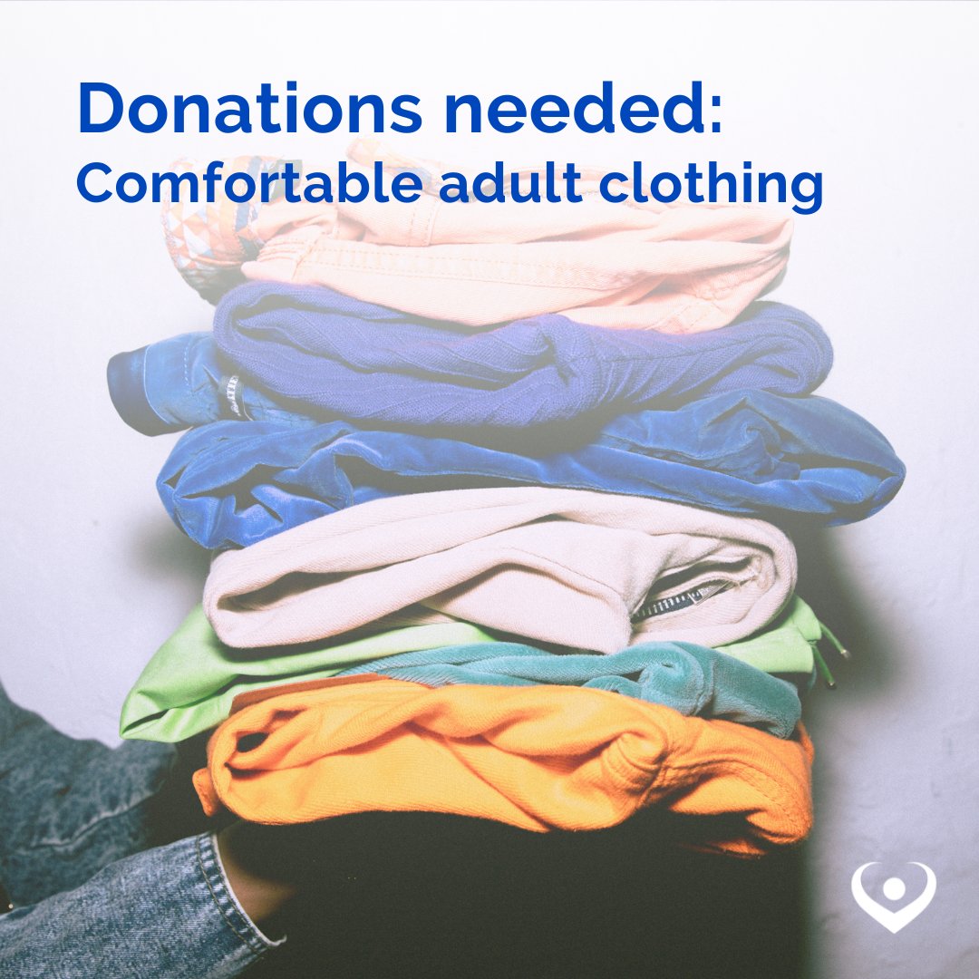 MHDHFoundation's tweet photo. Now seeking: Donations of gently-used or new, comfortable adult clothing in all sizes for hospital patients upon being discharged.

• Women's shirts, bottoms
• Men's shirts, sweaters, bottoms
• Men's and women's underwear (*brand new)

💚 Thank you for considering donating. https://t.co/Ijox0vd34H