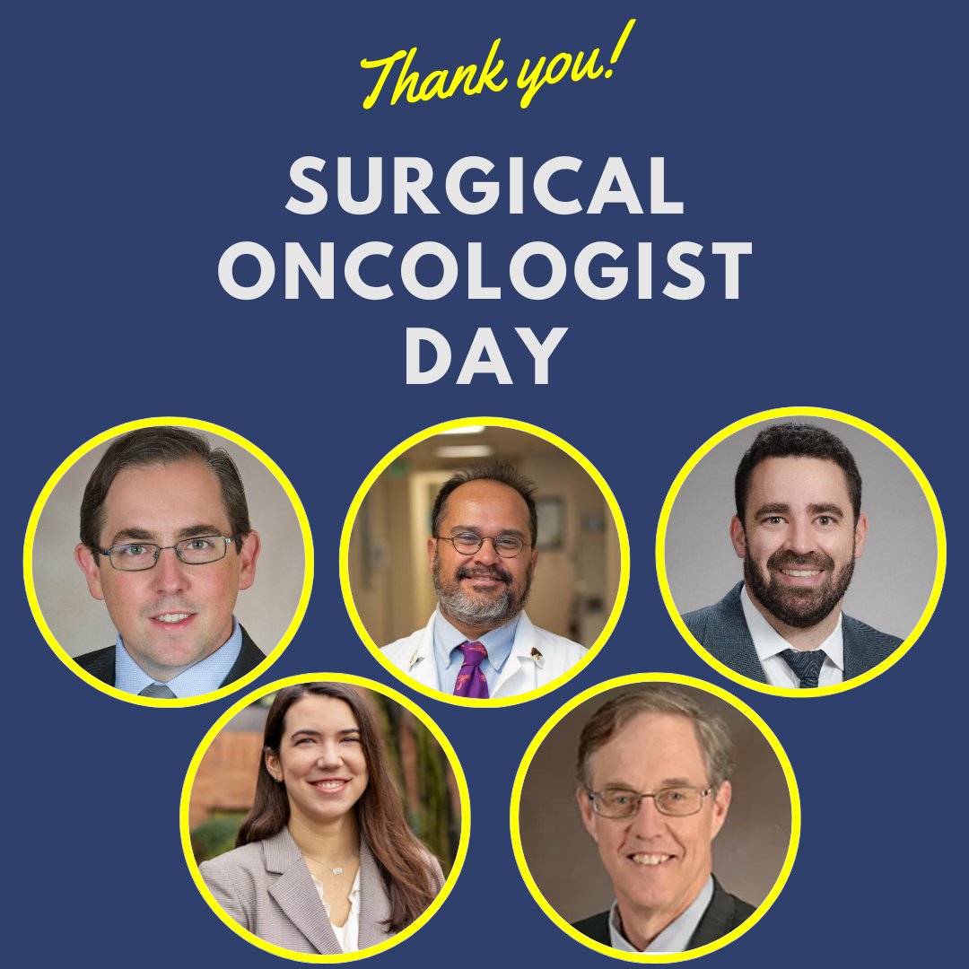 We want to recognize some of the #SurgicalOncologist that support the #Sarcoma community. Thank you for the work you do!
#SurgicalOncologistDay #dragonslayersunite