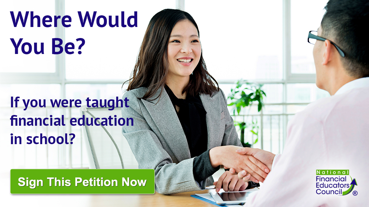 Did you learn personal finance skills as a kid? Imagine how that would have benefited your life. Join the cause by signing this petition to make life better for today’s youth: teachfinancialliteracy.org #MoneySkillsImproveLife #RaiseIndependentKids #NFEC