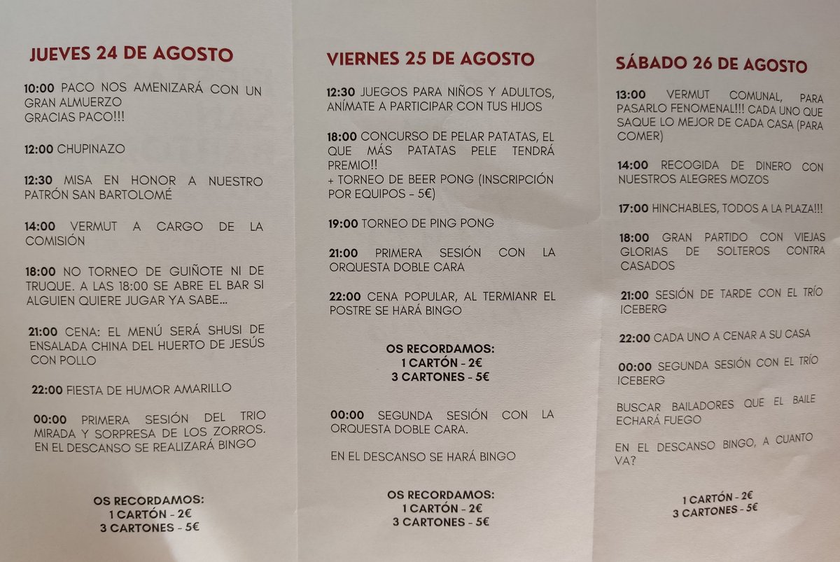 Fraella_com's tweet photo. Fiestas de Fraella en honor a San Bartolomé https://t.co/3hstxPWw38