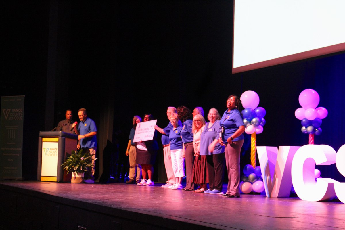 VanceCoSchools's tweet image. Our 2023 Convocation was a SUCCESS!🎉We are kicking off our Convocation recap with a huge shoutout to @PinkstonPride for being the Optimist Club of Henderson&apos;s Grant winner! #ExperienceVCS