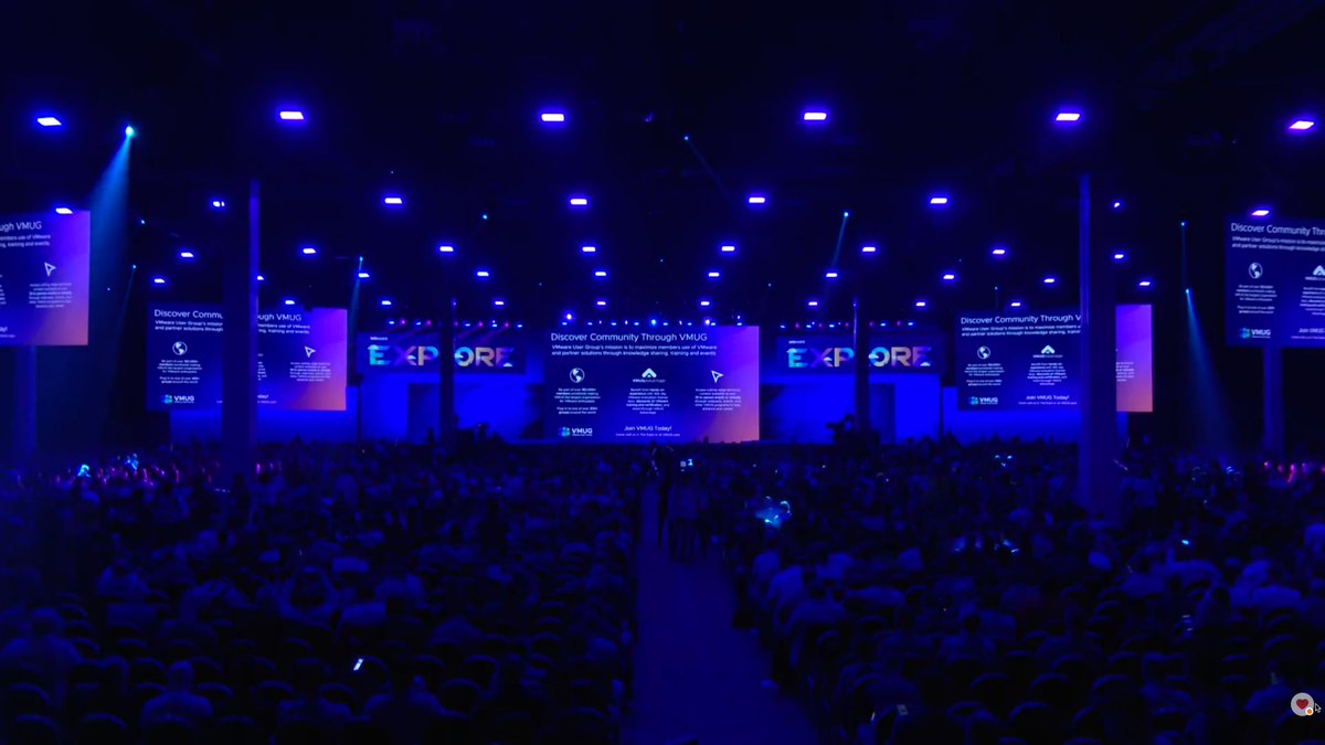 davidmdavis's tweet image. Excited to be watching the #VMwareExplore 2023 keynote, kicking off now! #VMworld