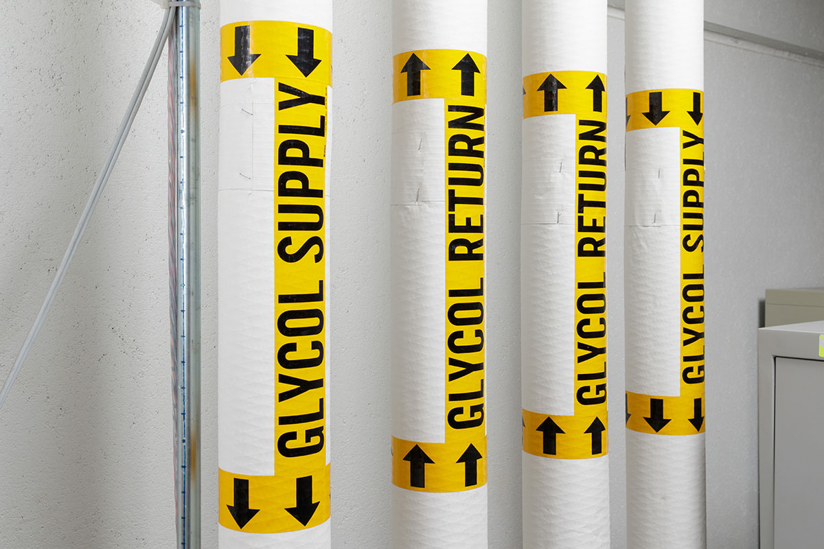 #TipTuesday: Use directional arrow tape to easily identify pipe content flow.