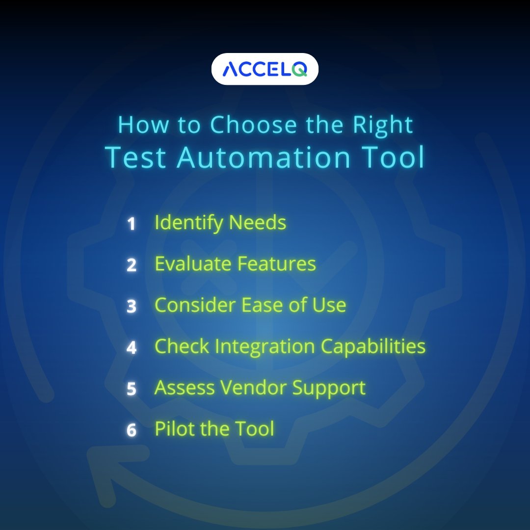 ACCELQ's tweet image. Choosing the right test automation tool?

Follow these crucial steps to make the best decision for your organization.

#TestAutomation #ContinuousTesting #ACCELQ #automation #testing #productivity #agiletesting #cloudtesting #testautomation #ai #qa #agiletesting #technology
