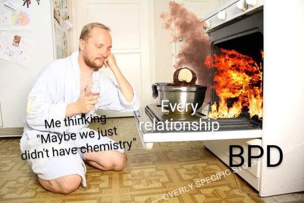 borderpdragon's tweet photo. spoiler alert: we didn't have chemistry #bpdtwt https://t.co/PC2vDqXN0k