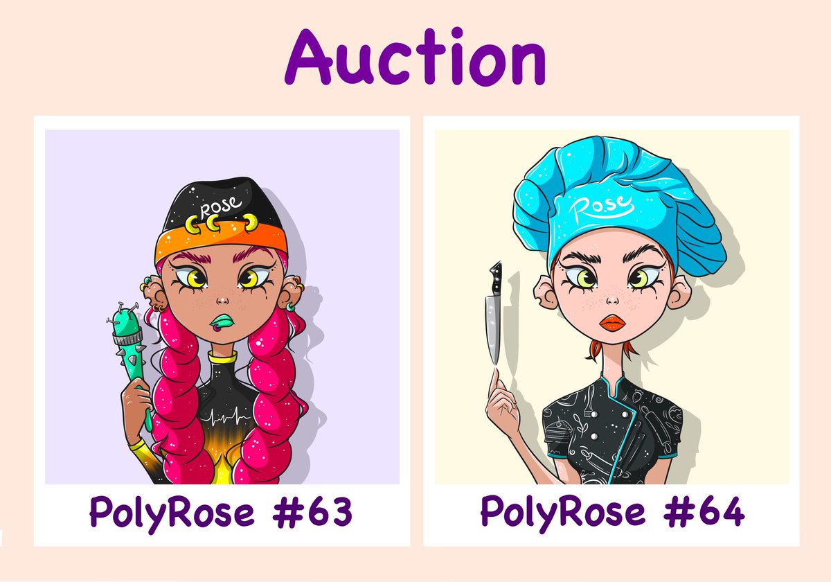 🌹Auction is open 🌹 Starting bid - 0.007 Duration 3 hours 🌹 🔥 After auction - raffle will take place 🔥 Prize 0.015 🌹 PolyRose # 63 opensea.io/assets/matic/0… 🌹 PolyRose # 64 opensea.io/assets/matic/0…