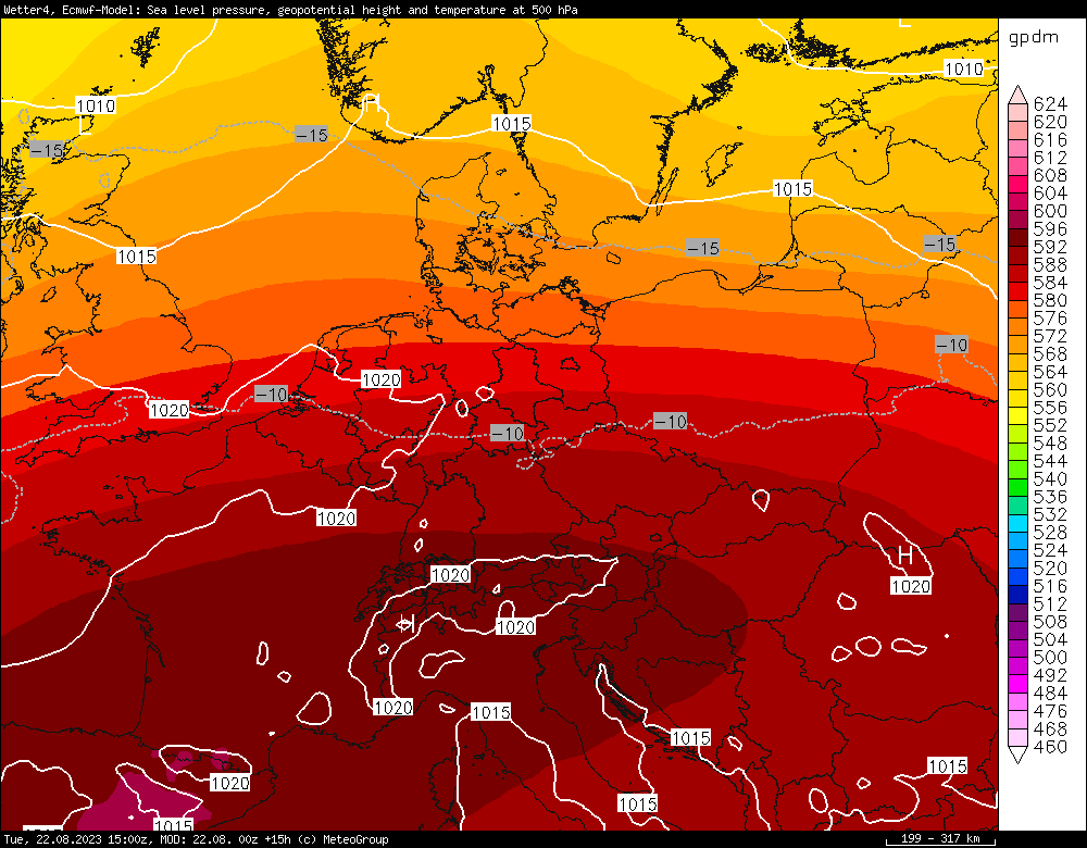 FelixSch86's tweet photo. #Hochdruckeinfluss bestimmt das Wetter in weiten Teilen Mitteleuropas. Von der Iberischen Halbinsel über Südfrankreich, Schweiz, Süddeutschland und Norditalien erstreckt sich sehr hohes #Geopotential, teils sogar rekordverdächtig. Das garantiert nicht, dass es gewitterfrei bleibt https://t.co/AKP4QVKXUn