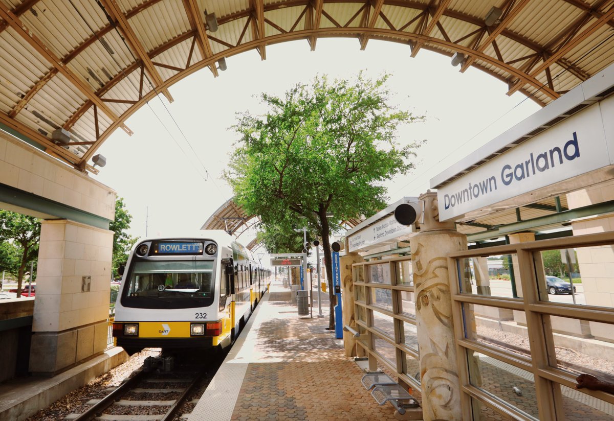 dartmedia's tweet photo. DART began crosstown bus service in Garland in 1984. Today, the city now has two light rail stations and two transit centers. In addition, DART offers on-demand service in the Southeast Garland GoLink zone.
Read more: https://t.co/85UTaRWlYTโฏ
#DART40th https://t.co/StEgTakecZ