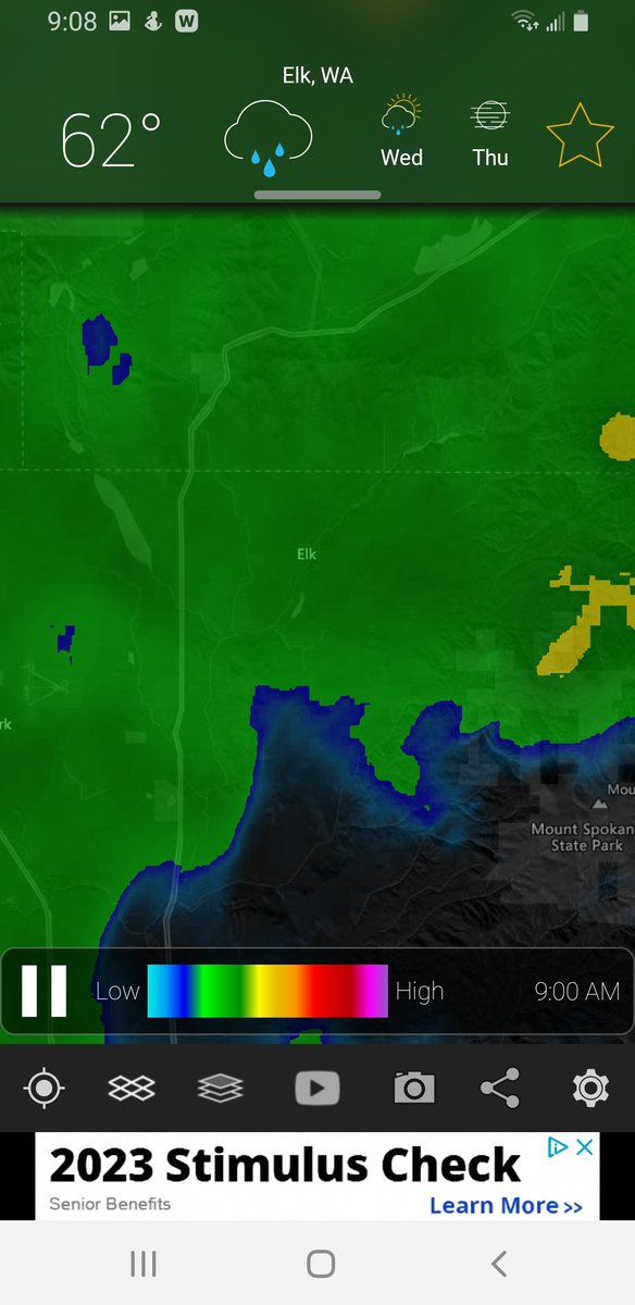 So very thankful for rain today. Rain is falling on the Oregon road (Elk) and Gray (Medical Lake) fires.