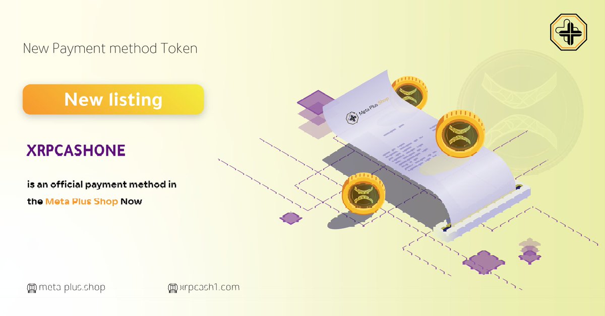 metaplustoken's tweet photo. Meta Plus X is pleased to include the Xrpcashone coin as an official payment method in the Meta Plus Shop, and by using the Xrpcashone coin, you get discounts of 8% on all purchases.
More info : 

https://t.co/NHuKnwWx7j

https://t.co/3HNvUVE38H

https://t.co/CVXmEnF5qq https://t.co/Q34h4NORiQ