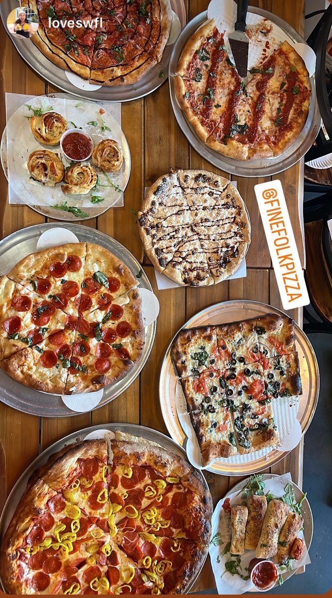 A family dinner made easy awaits!  Order online at Finefolkpizza.com or go old school and just give us a call at 2393135155

#familydinner #veganbruschettapie #nystylecrust #cashewmozzarella #traditionalcheesepie #freshbasil #mediterraneanpie #crackerthincrust