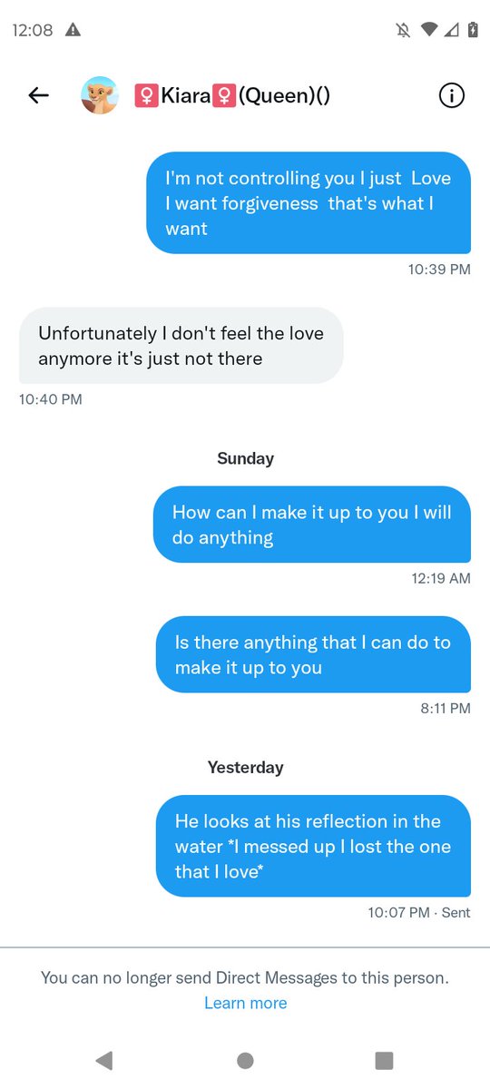 This bitch blocked me I'm tired of this bullshit