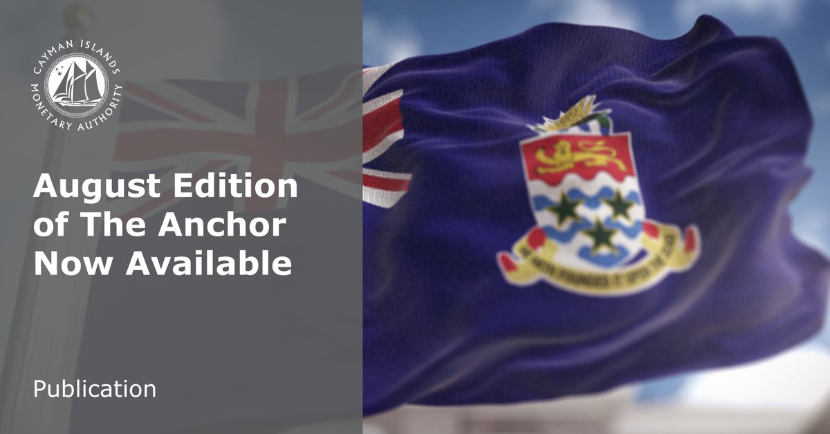 Our August edition of The Anchor covers Cayman’s progress on the FATF grey list, the risk of money laundering in the art market, and results from the 2022 thematic review of compliance by trust service providers to manage sanctions risk.

Read more here: buff.ly/3qGRtsd