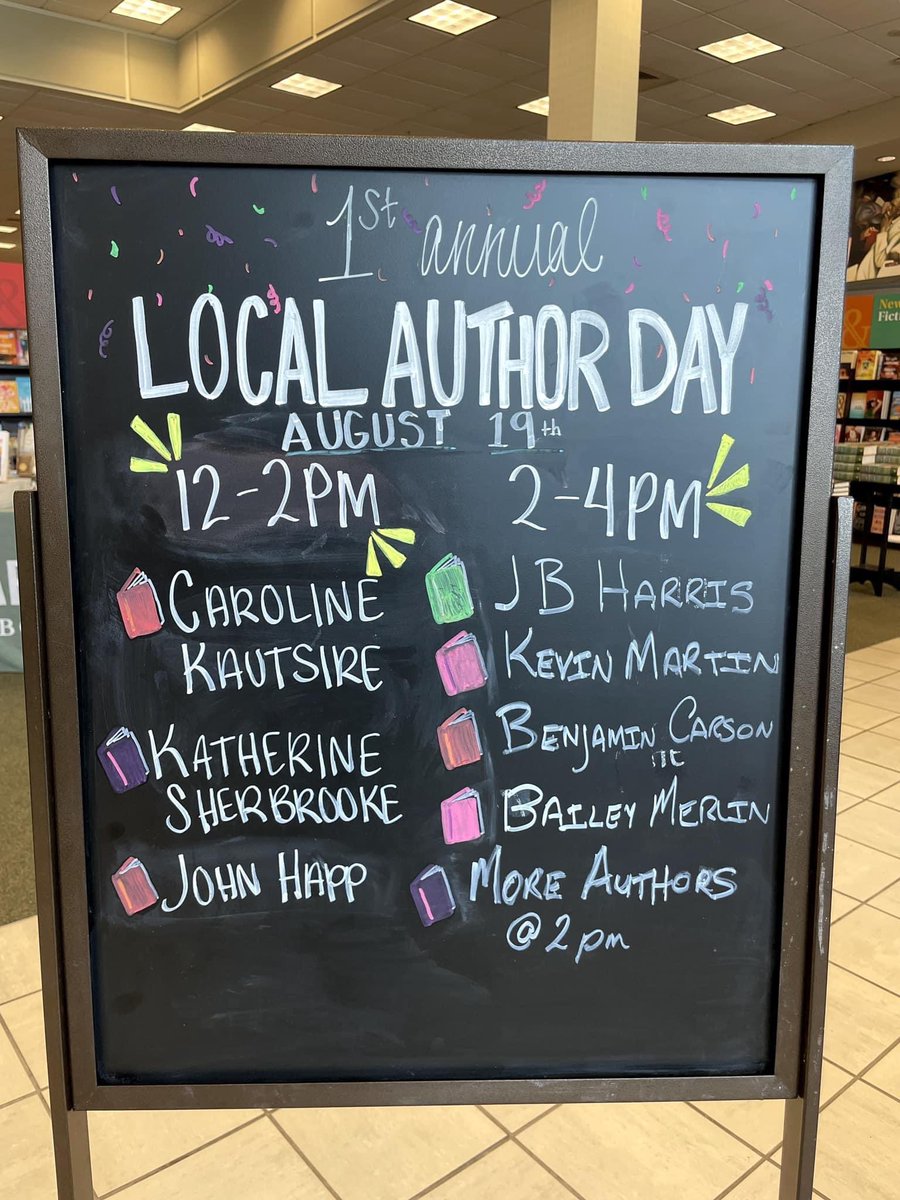 AllsWell333's tweet photo. Very successful book signing event this week. Sold some books and promoted ALS awareness. The B&amp;N team could not have made me feel more welcome. https://t.co/fNTaOKZJwE