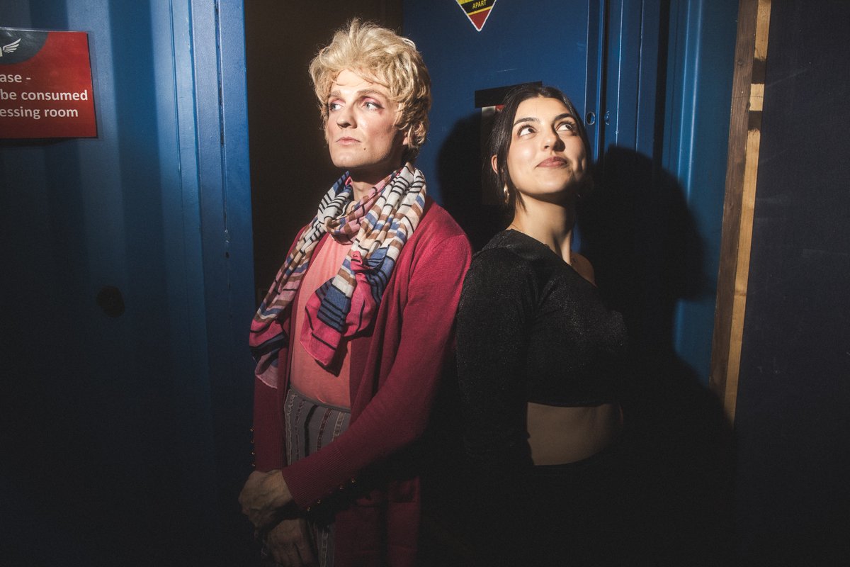 Some lovely backstage shots! Don’t miss us- here until Saturday.7:45 every night.  <a href="/edfringe/">Edinburgh Festival Fringe</a> <a href="/AssemblyFest/">Assembly Festival</a> #edfringe23 #FillYerBoots <a href="/EdFringeLGBTQ/">EdFringeLGBTQ</a> @KKellyhunter <a href="/Joshua_M_Welch/">Joshua  Welch</a> <a href="/soandsoartsclub/">soandsoartsclub</a> <a href="/WeareSOPR/">SO PR Edinburgh</a>