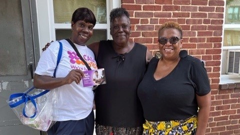 BHSBaltimore's tweet photo. Summer is wrapping up, but our community engagement team and 988 ambassadors are still out &amp; about spreading the word about this lifesaving number.

Remember: you can call, text or chat the 988 helpline anytime you need emotional support. 

Learn more: https://t.co/f5OyHo36LT https://t.co/YF9bZWR2Fm