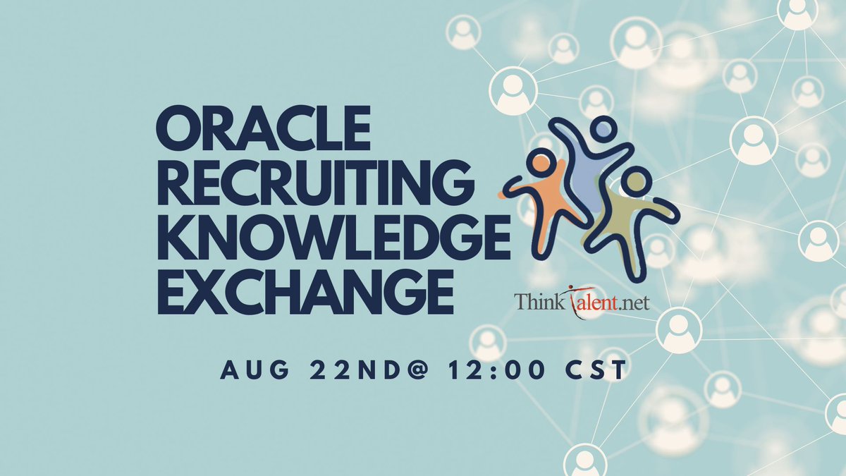 There is still time to register and join our Crowdcast today! crowdcast.io/e/oracle-recru…