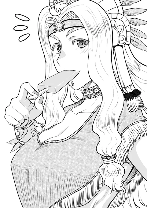アイスキャンディーと今日のお姉さん 