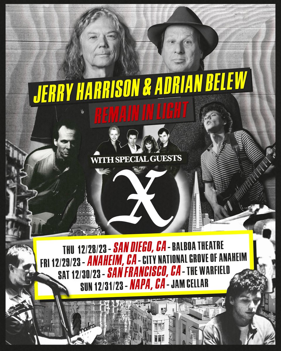 Xtheband's tweet photo. We are beyond pleased to announce these shows.
Seated Artist Presale: Weds, Aug 23 @ 10amLocal – Thu, Aug 24 @ 10pm Local (password: REMAININLIGHT)
Public On Sale: Fri, Aug 25 @ 10am Local https://t.co/yDaqGbLSg4