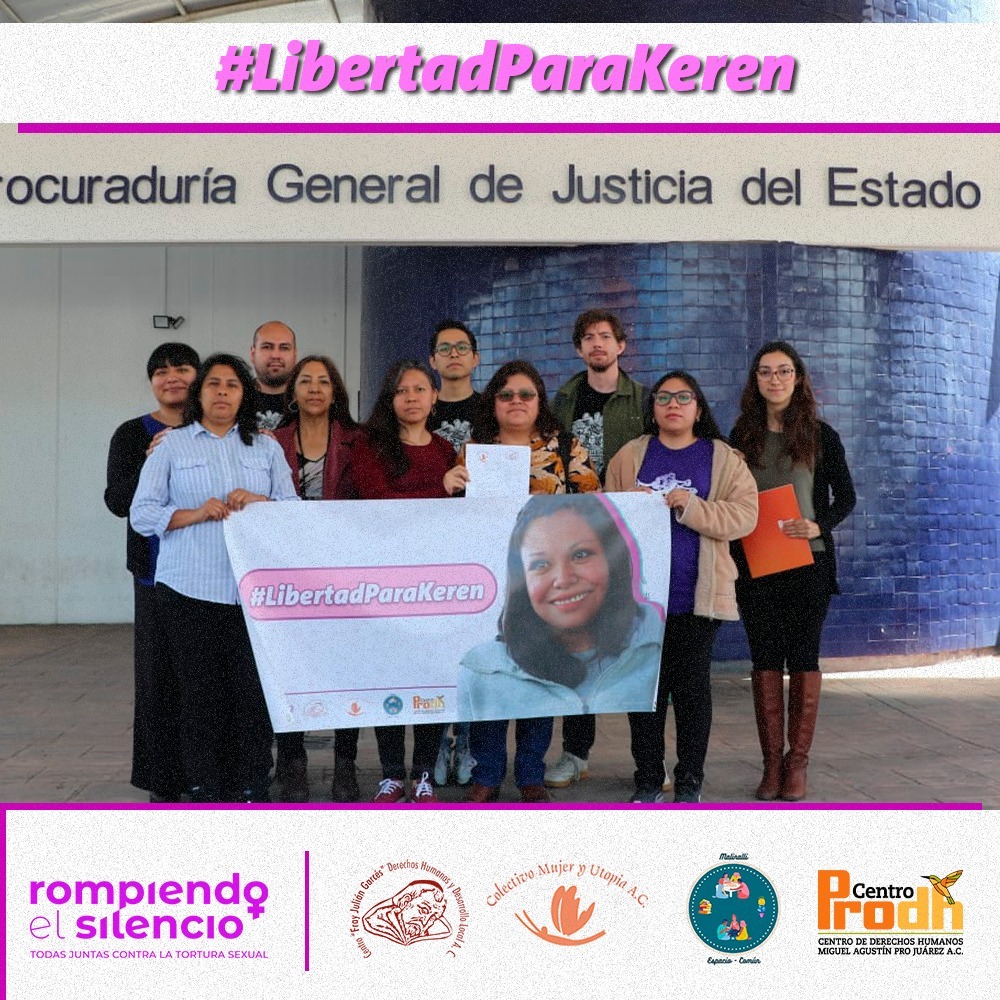 La @PGJE_Tlaxcala tiene la oportunidad de revisar la acusación en contra de Keren Ordóñez y revertir la injusticia que la ha mantenido casi 8 años en prisión. Familiares, orgs. y personas solidarias hicieron un llamado por su libertad.

#KerenLibre

👉ymlp.com/zlC4hW
