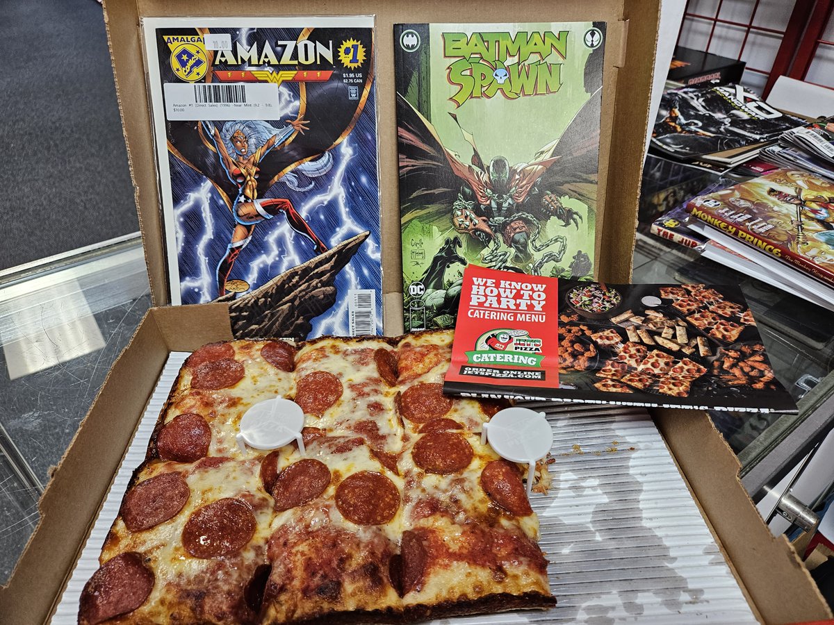 Thanks to <a href="/JetsPizza/">Jet's Pizza</a> in Castleton for bringing by some Indianapolis Deep Dish as we're working on back issue! It's appreciated!