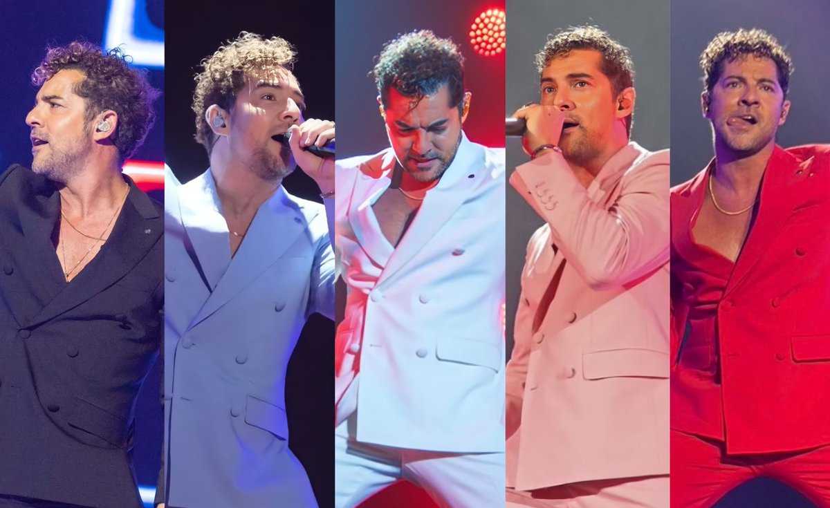 anamari_db's tweet photo. #SabiasQue - Los trajes de colores que lleva @davidbisbal en su actual gira son elásticos y con tela de camisa. Por eso los luce directamente sin camiseta y sin camisa. Cómodos y bonitos! ❤️

Diseños de @FelixRamiro_FR https://t.co/nXFAB0MtS5