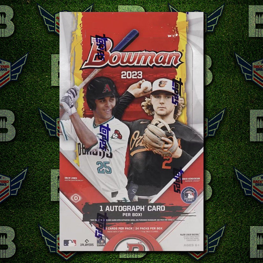 Wanna win this FREE 2023 Bowman Box 📦⁉️

HERE IS HOW TO WIN ⬇️⬇️

1) Retweet and Like this post

2) Reply to this post

3) Follow us 

One winner will be randomly chosen after our stream on Thursday 8/24/23

Good Luck 🚀