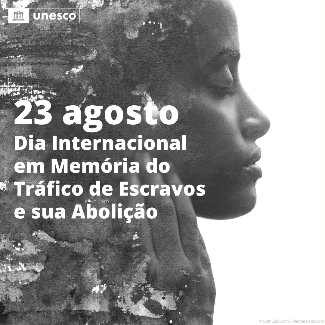 Obter uma compreensão mais profunda dos principais eventos históricos pode ajudar a promover maior respeito e tolerância.

O #RememberSlaveryDay é uma oportunidade para aprender sobre um dos capítulos mais sombrios da história da humanidade.

@UNESCO: unesco.org/en/days/slave-…