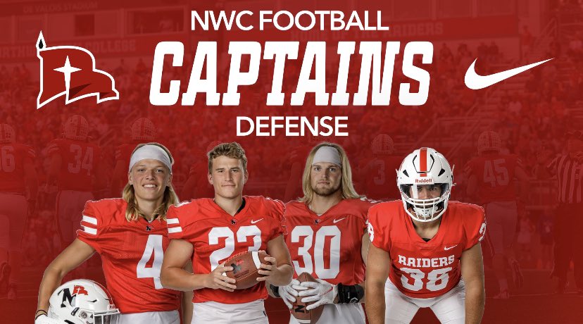 nwc_fb's tweet photo. 2023 Defensive Captains:
DB Cody Moser
DE Morris Hofer
DE Jessen Reinking
LB Ben Kingery https://t.co/Y4S8l1InVU
