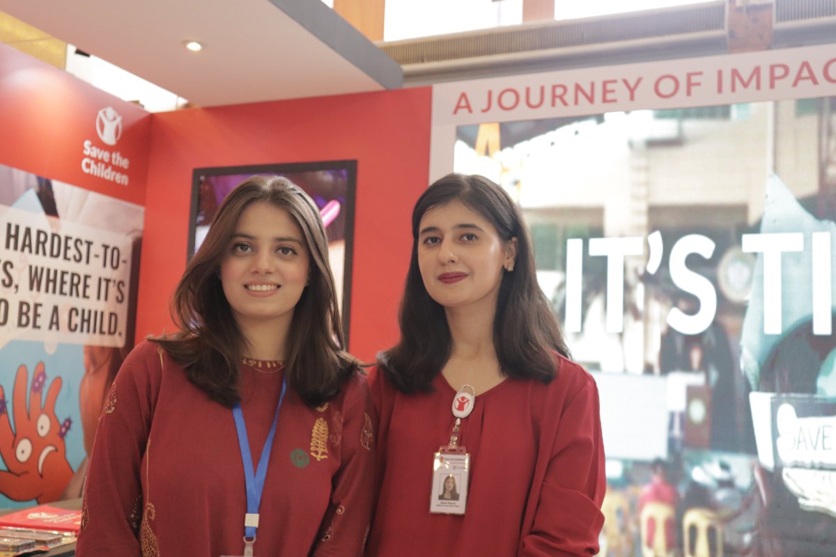 savechildren_pk's tweet photo. (1/3) A Journey of Impact- Highlights of Save the Children's stall at PEDRR: visitors, volunteers and team members.
@ndmapk @PEDRROfficial 
#PEDRR23 #PEDRR #PEDRRHighlights #SaveTheChildrenPakistan #SaveTheChildren https://t.co/Z4uCJPDEru