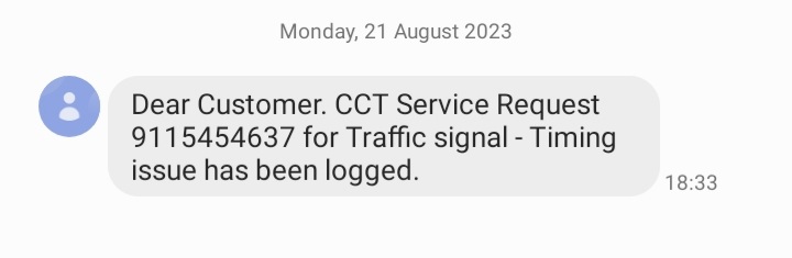 Mish1506's tweet image. @CityofCT u're simply the best! Logged a call early yesterday evening about a Traffic Light that had fallen over seemingly from a vehicle hitting into it (still changing signals). It's 100% fixed &amp;amp; working in less than 24hrs!🔥
@geordinhl @Our_DA 
#VoteDA2024 
#DAGetsThingsDone