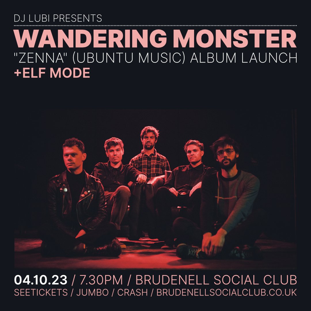 djlubi's tweet photo. My next jazz gig at @Nath_Brudenell #Leeds is 04.10.2023 featuring the new album launch party for #WanderingMonster on #UbuntuMusic - support from young Leeds jazz fusioneers #ElfMode - tickets here https://t.co/YEg5fBS0WY #jazz #jazzfusion #jazzrock #madeinleeds #albumlaunch https://t.co/aoZhILrKVe