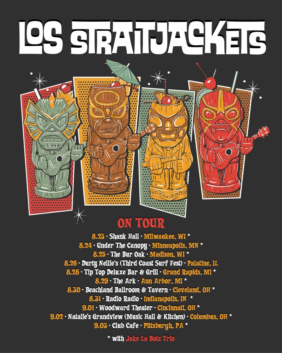 Hitting The Road tomorrow! With Jake La Botz Trio for most shows! See you there...
