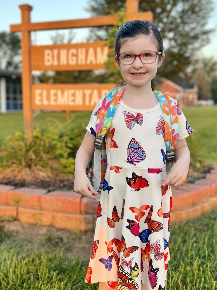 robertmrtn's tweet photo. Today is Anna’s first day of kindergarten. I can’t believe how fast the last five years have gone by. https://t.co/E2VTFTRQUA