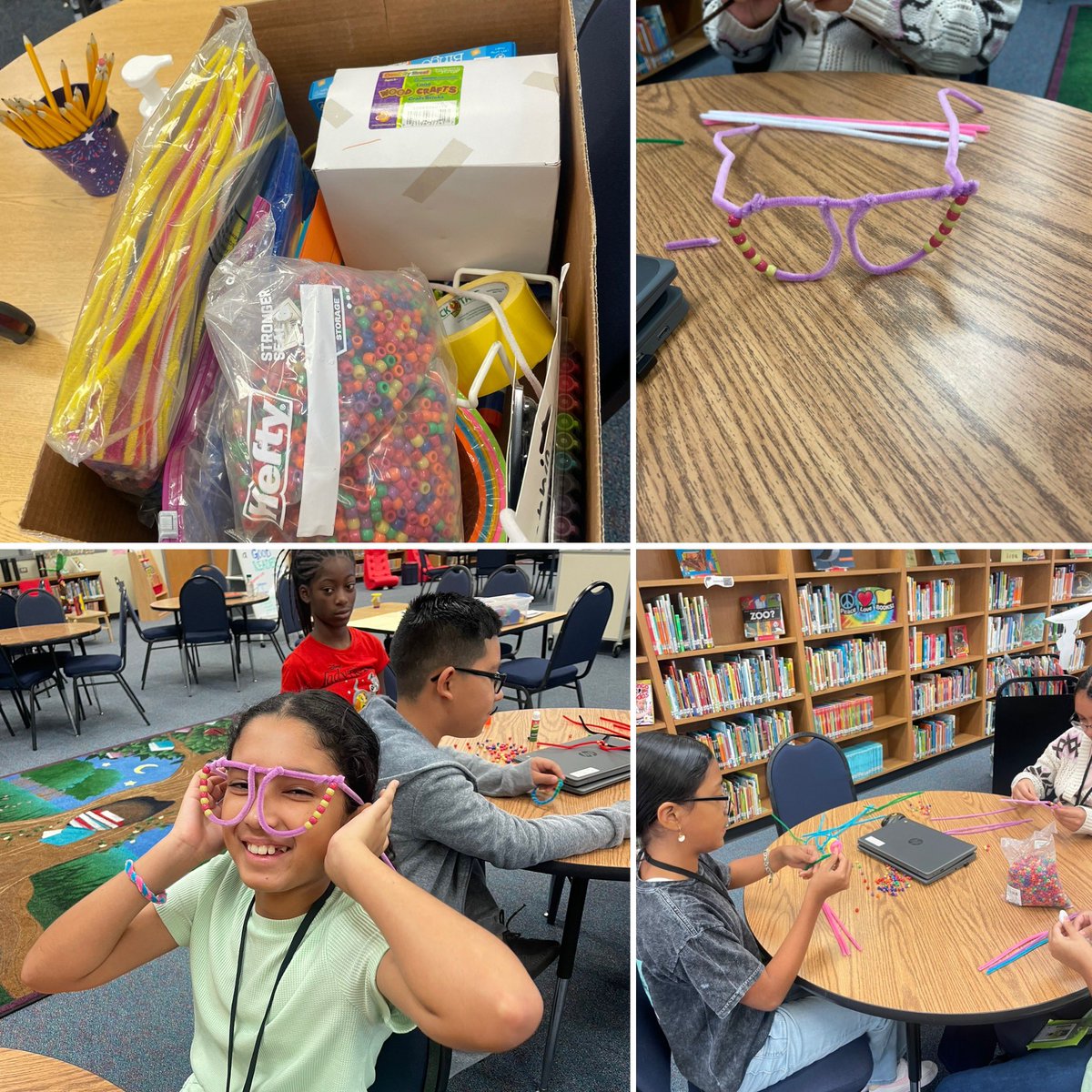Carterlibrary15's tweet photo. Growth mindset describes a way of viewing challenges and setbacks.  Read aloud in the library, “ Rosie Revere, Engineer!”   Challenging the students to design, build, and test their creation.  @Carter_AISD  #hearourgrowl https://t.co/PPoc3ed0wP