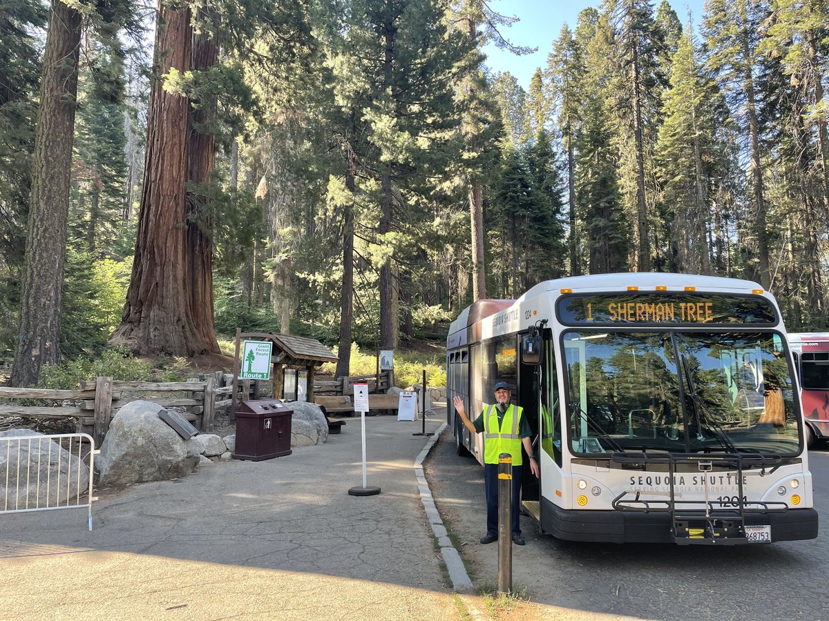 We are so happy to have the great people from @SequoiaShuttle back in operation in the Giant Forest! Get all the info you need to use the shuttles on your upcoming trip here: nps.gov/seki/planyourv…